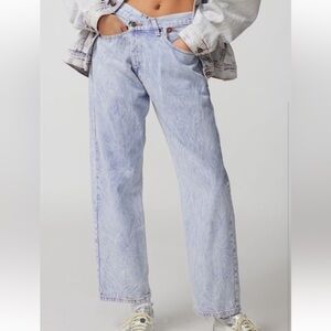 NWT Urban Outfitters Urban renewal Levi’s acid wash crossover jeans